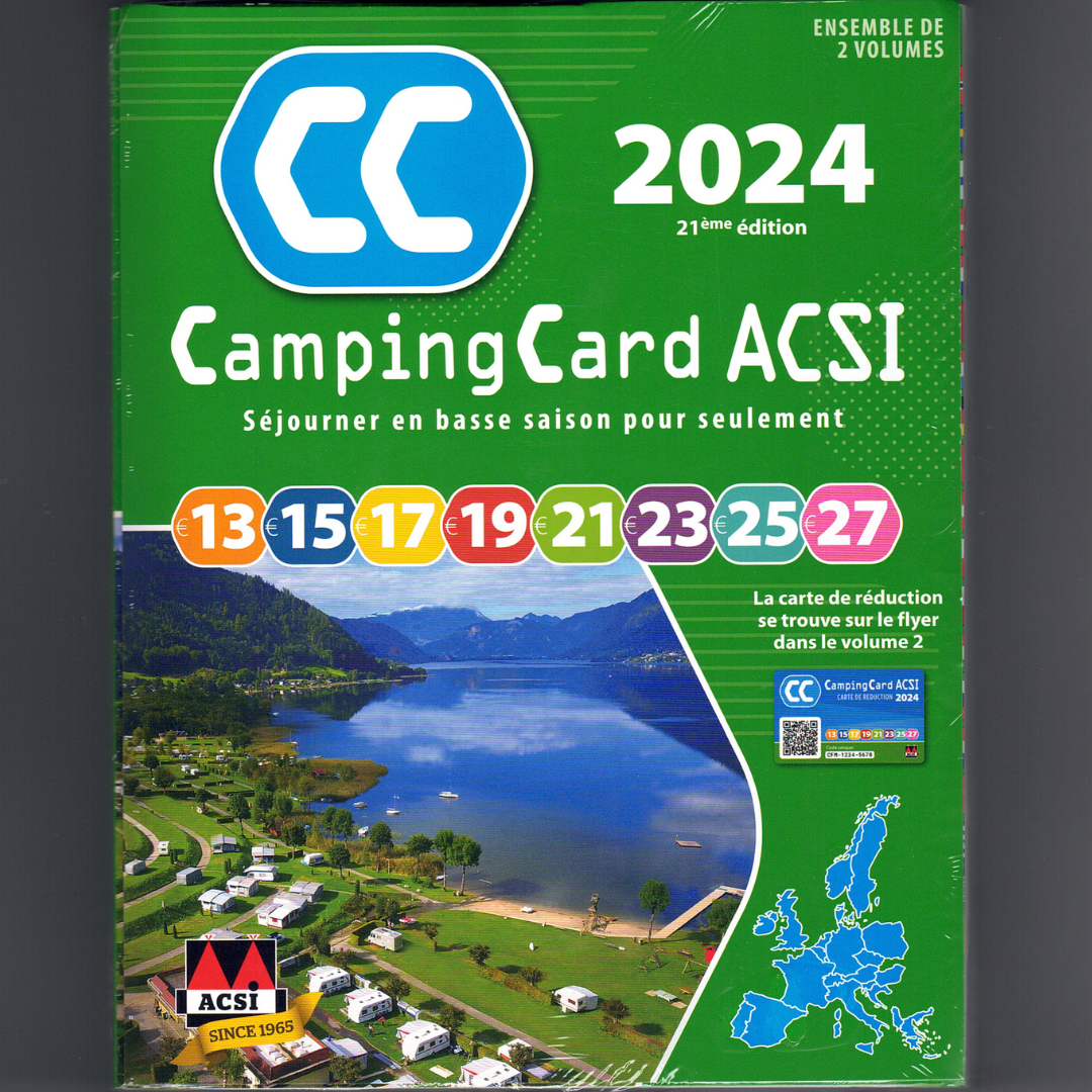 Guide camping card ACSI 2024 - Atlantic Camp - concession de camping-cars  et vans